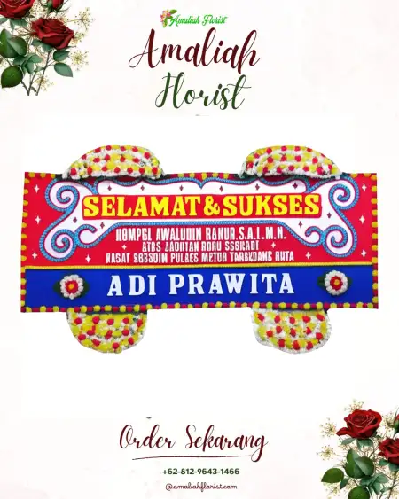 Papan Bunga Ucapan Selamat Cipeles